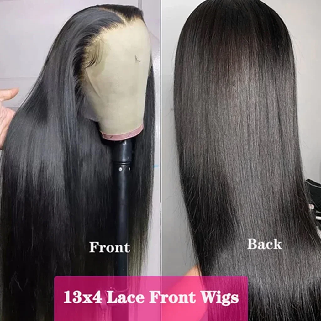 40 50 Inch Bone Straight Human Hair Lace Front Wigs Cuticle Aligned Hd Lace Frontal Wig Vietnamese Raw Hair Wigs For Black Women