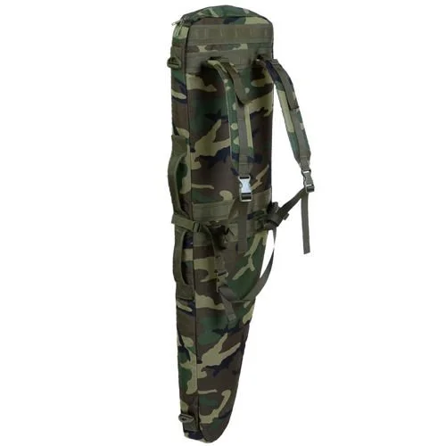 Уличный армейский Тактический двойной чехол в стиле милитари черный с ремешком через