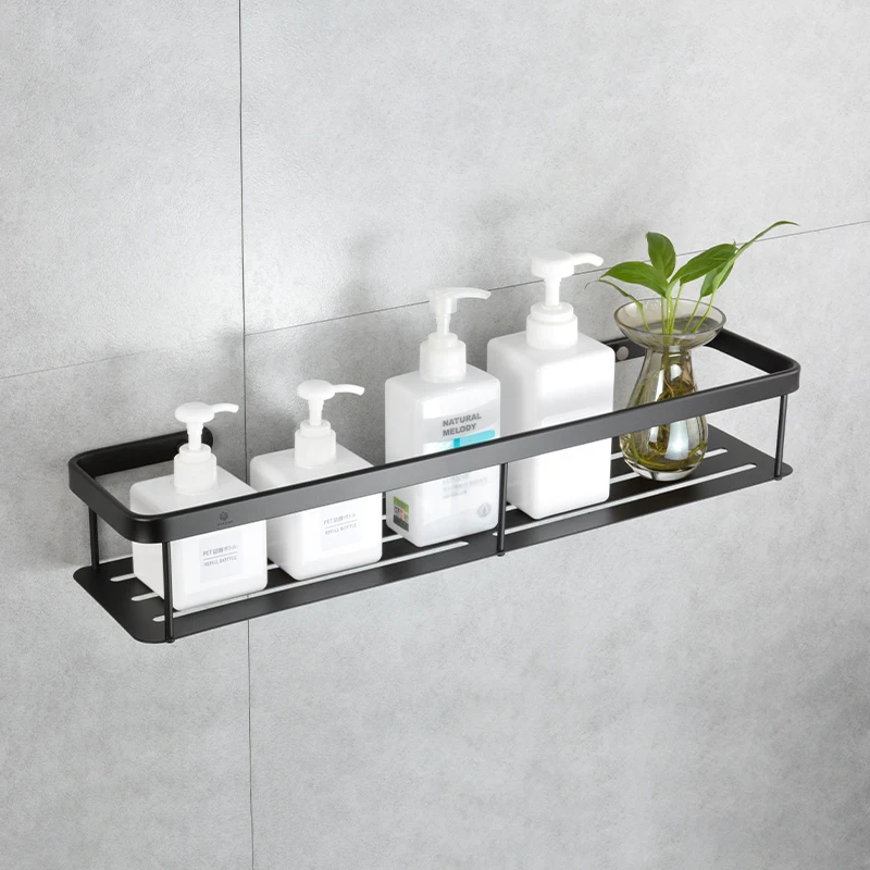 Adhesive Wall Corner Bathroom Shelf Stainless Steel Storage Rack for Toilet