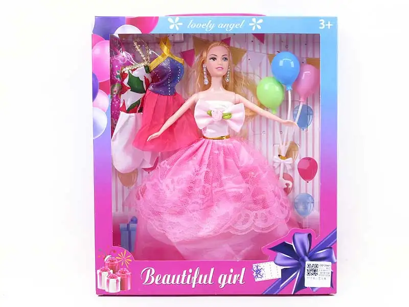 Jinming 2024 New Girl Toy Wardrobe 11inch Baby Doll Toy Set for Kids Gift Mini Fashion Cartoon Dolls Plastic Toys