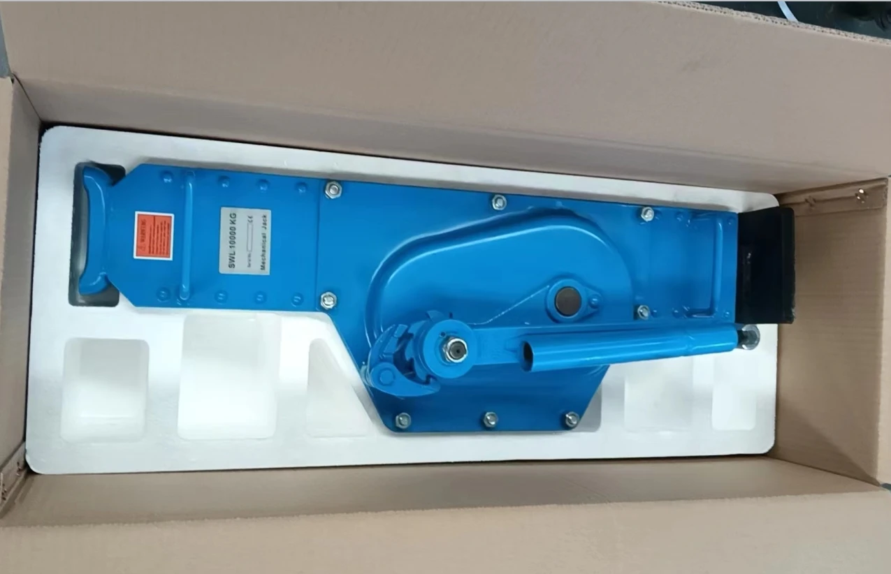 China High Quality 10 Ton rack track jacks Mechanical Jack price