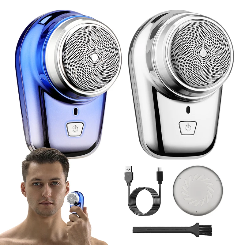 Wholesales Cheap Selling Pocket Size USB Rechargeable Wet and Dry Men Razor Painless Mini Portable Electric Shaver for Men