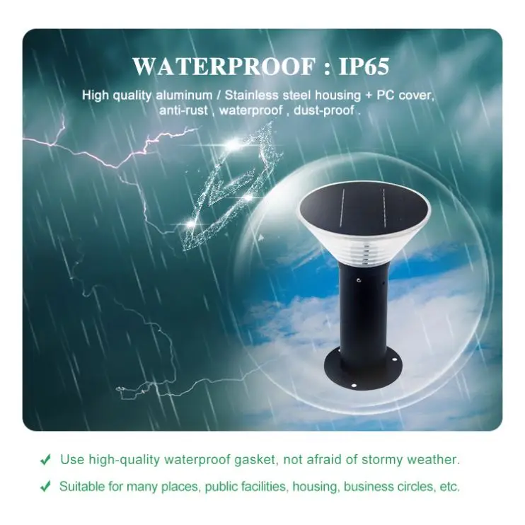 
outdoor lighting garden led with lampposts JR-B007 