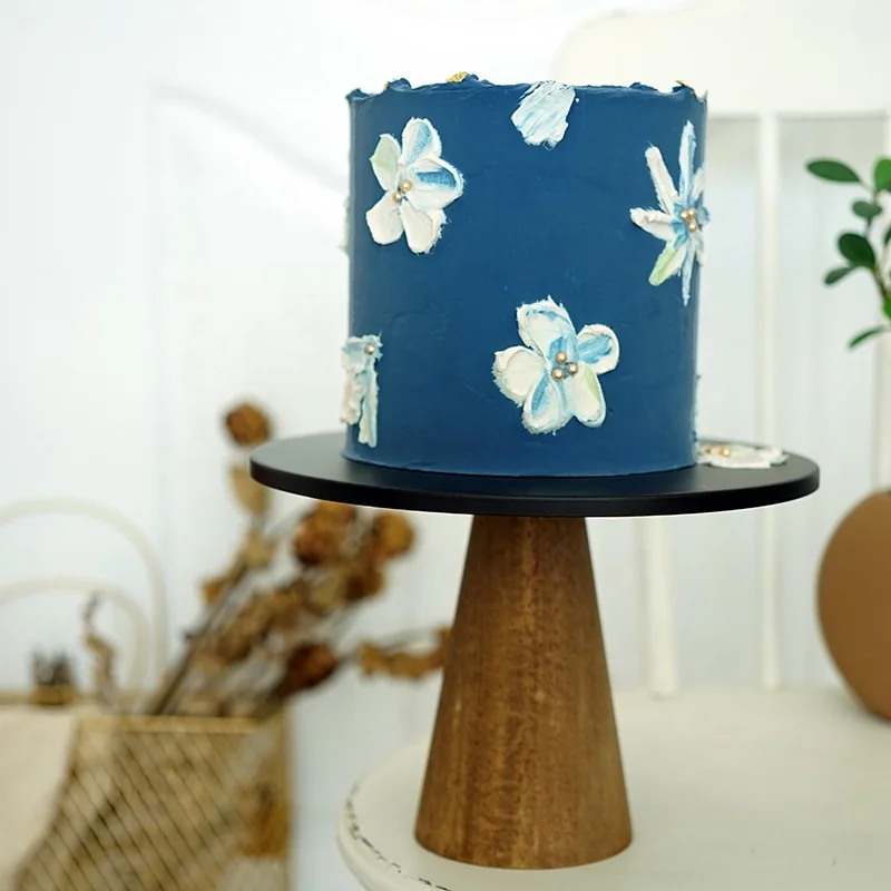 Factory direct dessert table cake stand ins style wedding photo prop tray Nordic log cake display trays