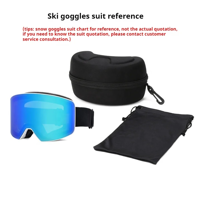 Professional Outdoor Double Layer Anti-Fog Snowboarding Goggles UV Protection Ski Goggle