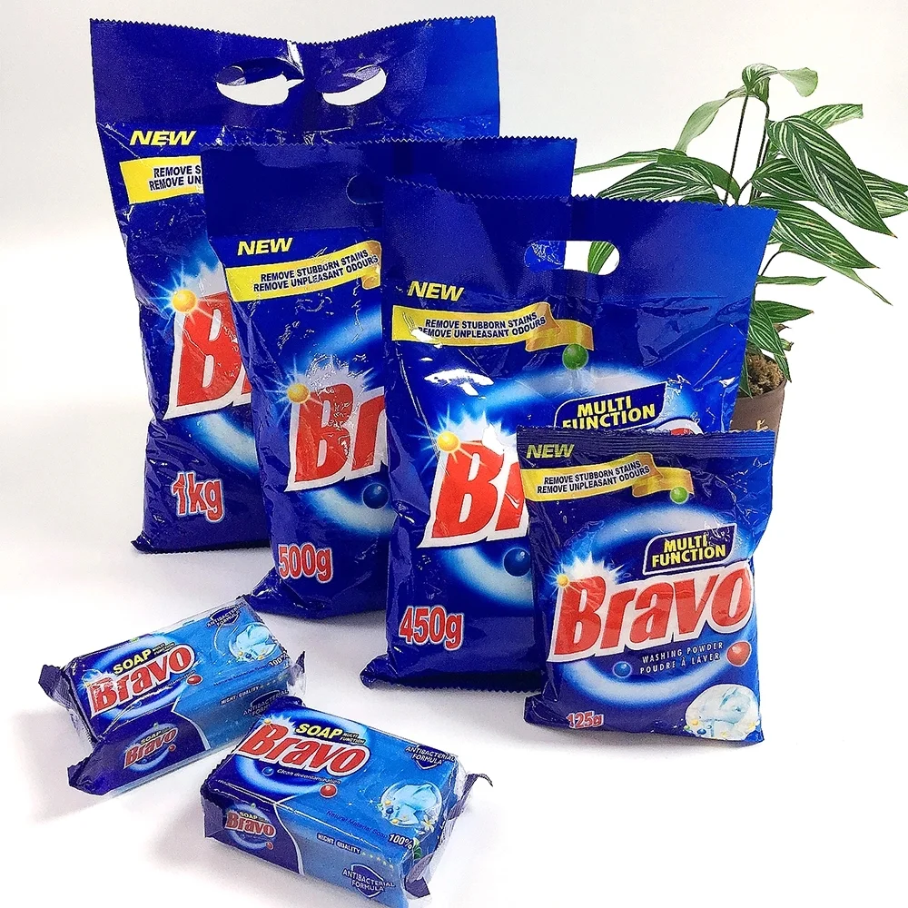 Bravo Wash Powder 5KG Washing Powder Famous Laundry Powder Detergent