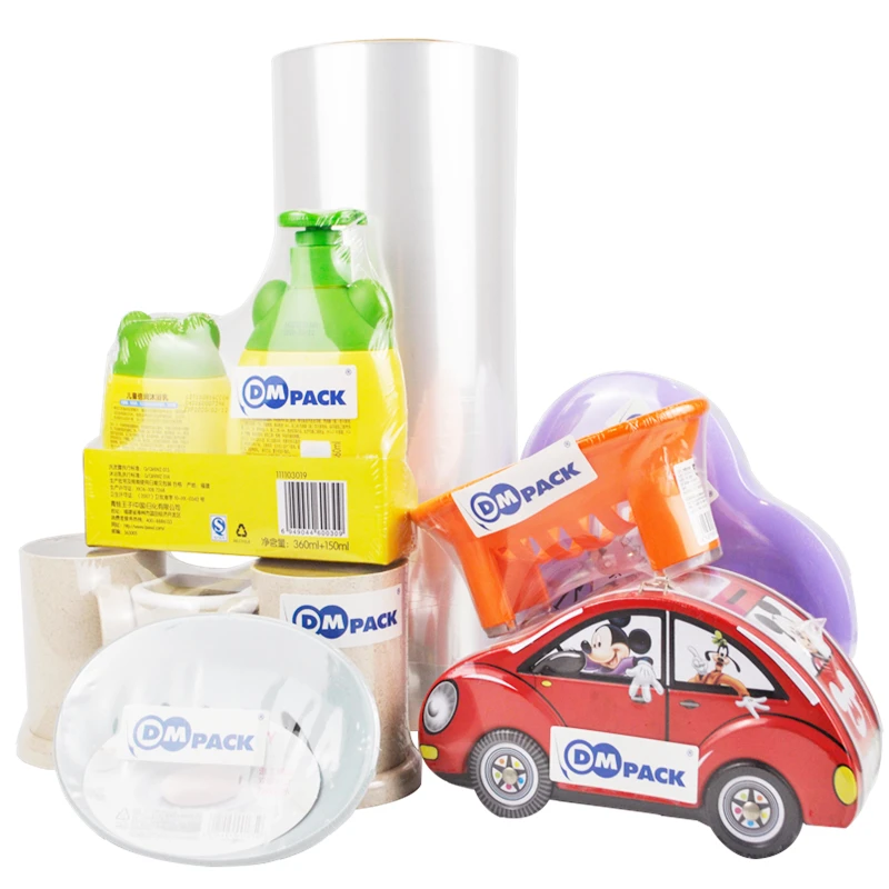 Chinese Supplier Custom Printed Crosslink POF Shrink Film Jumbo Roll