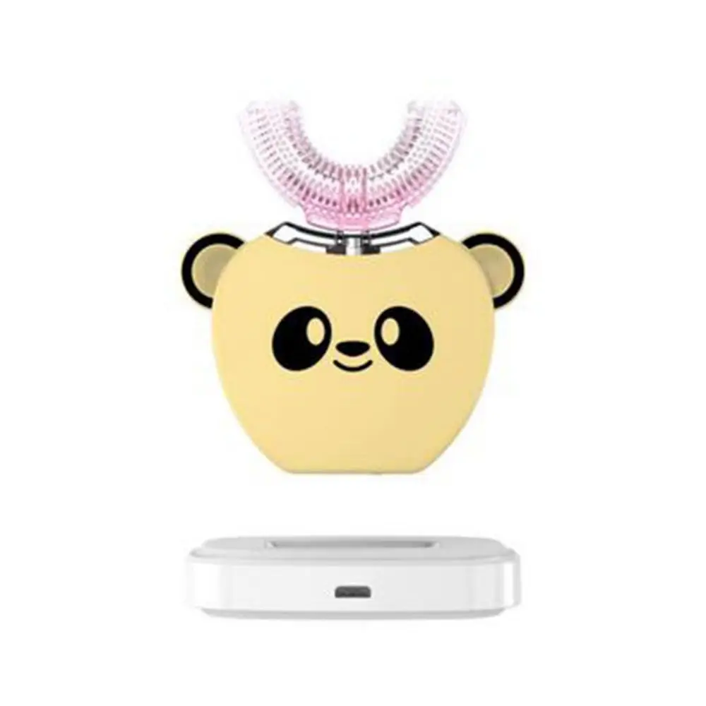 Заводская оптовая продажа умная ультразвуковая Детская электрическая зубная щетка U-образной формы на 360 градусов