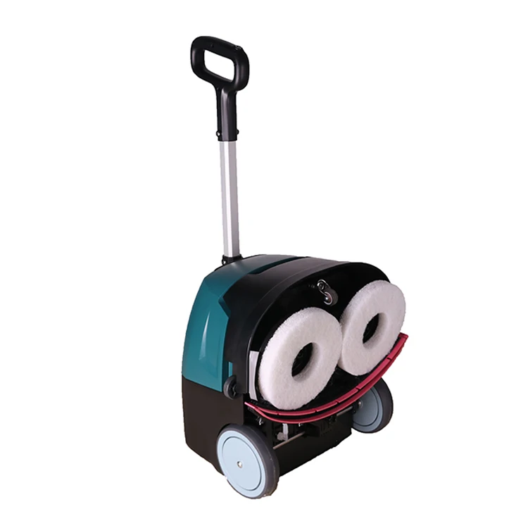M430B Popular Folding Floor Cleaning Machine Domestic Floor Scrubber Small Hand Push Floor Scrubber