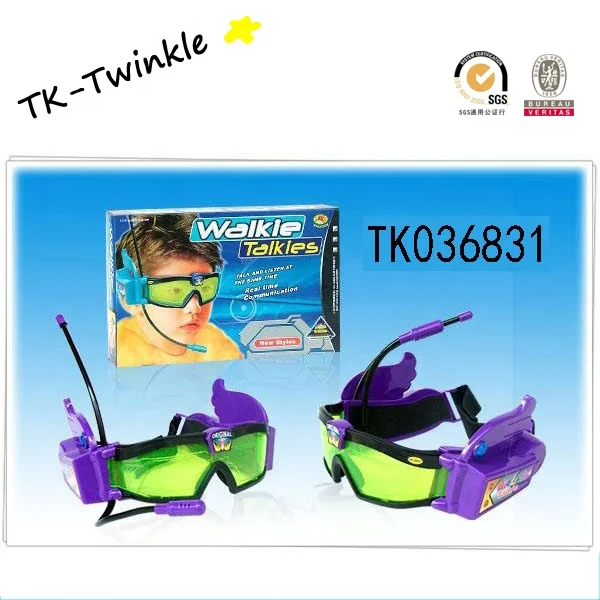 Promotional space glasses walkie talkies toys for kids