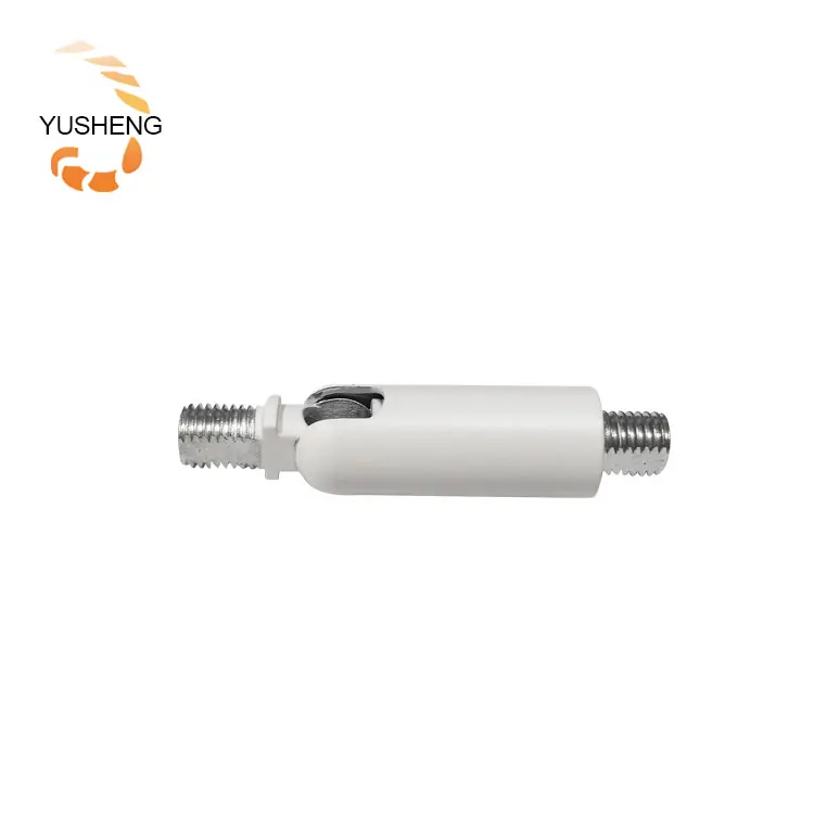 Factory Wholesale Swivel Joint Lamp Light Fittings Commercial Led Ceiling Lamp Parts White M10 Two Male Threaded 330 Degrees