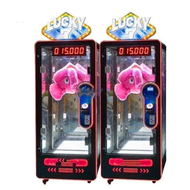 Coin Operated Big Plush Doll Cut Ur Prize Mini Doll Crane Amusement Toy Vending Machine