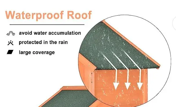 Garden Used Waterproof Wooden Cheap Chicken Coop