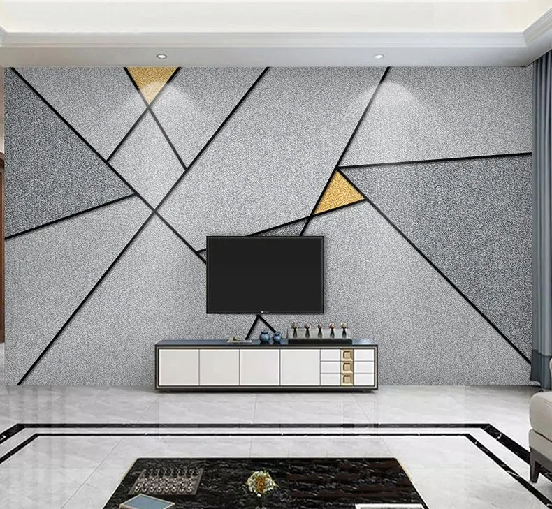 High quality earth color modern design 3d wallpaper for interior home decoration wall paper for refurbishment