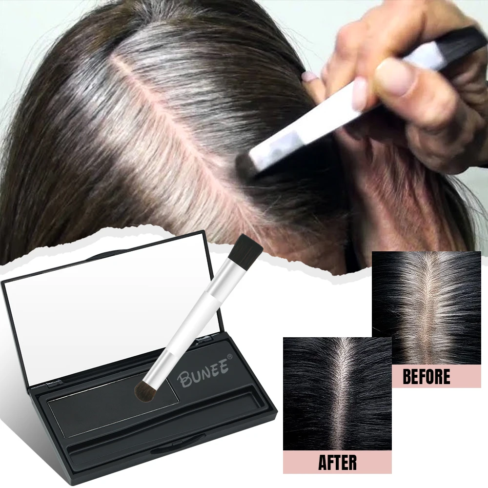 Wholesale Root Cover Up Powder with brush Private Label Waterproof Nature Formula Hair Line Shadow Hairline Powder