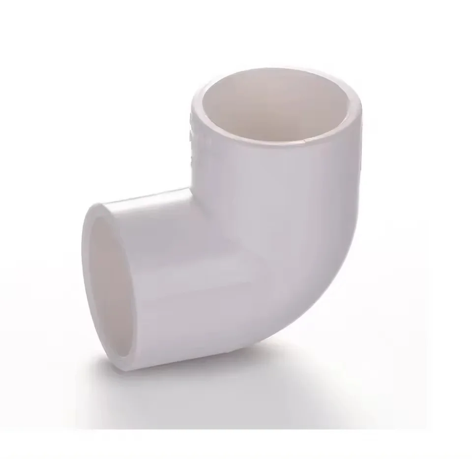 Customized Water Supply And Drainage Pvc Pipe Fittings Astm D2466 Sch40 90 Degree Elbow