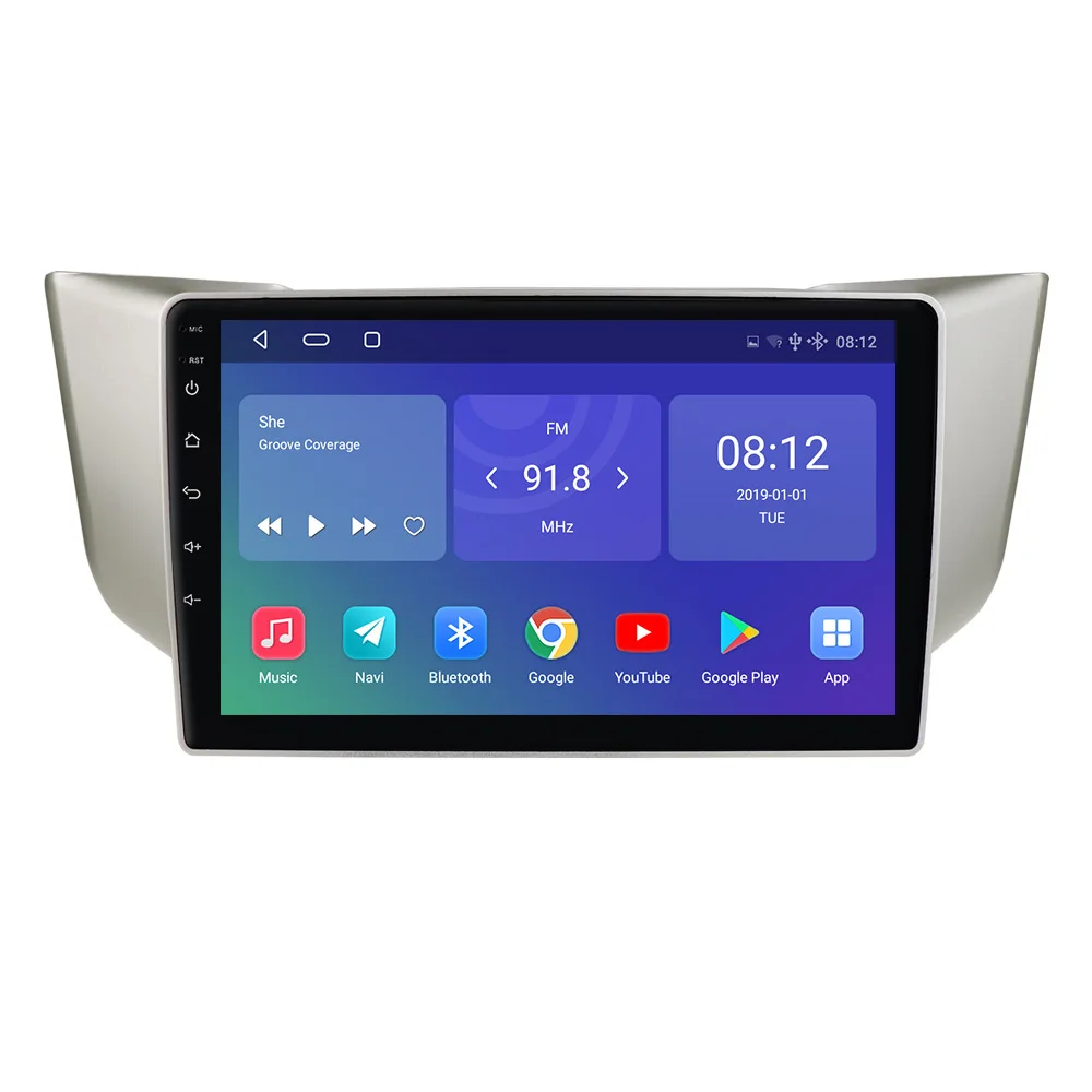 9 inch Android 10 Car Radio Auto Stereo MP5 Player for Lexus RX300 RX330 RX350 RX400H Toyota harrier 2003-2009 Navigator