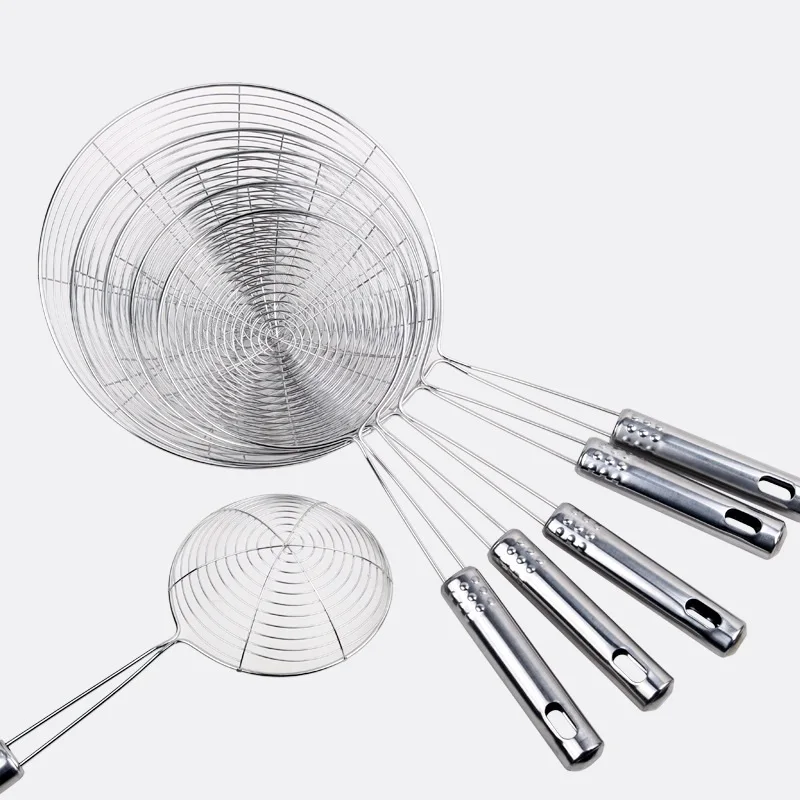 Дуршлаг Из Нержавеющей Стали обжаренный скиммер большой горячий горшок лапша дуршлаг и ситечки