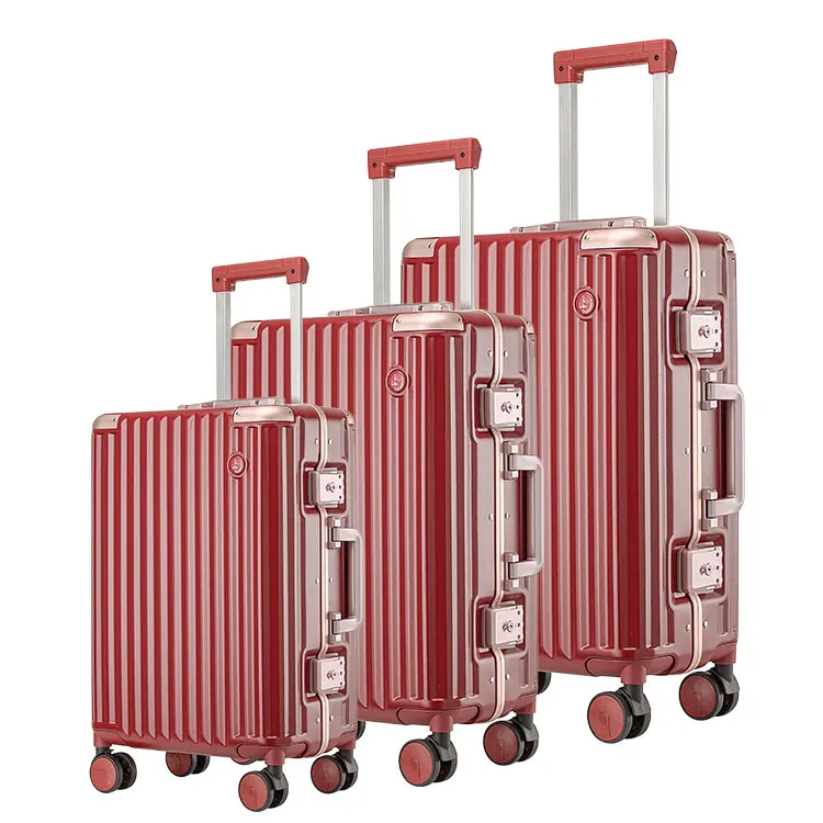 New Stylish Custom Logo Abs Pc Travel Hard Shell Valise Cabin Carry-On+Luggage