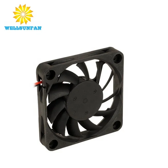 WellSunFan OEM ODM Best Selling 12 Volt 60X60 6010 Small  Gpu  Cfm 12V 24V 5V Dc Ventilation Radiator Cooling Fan Motor