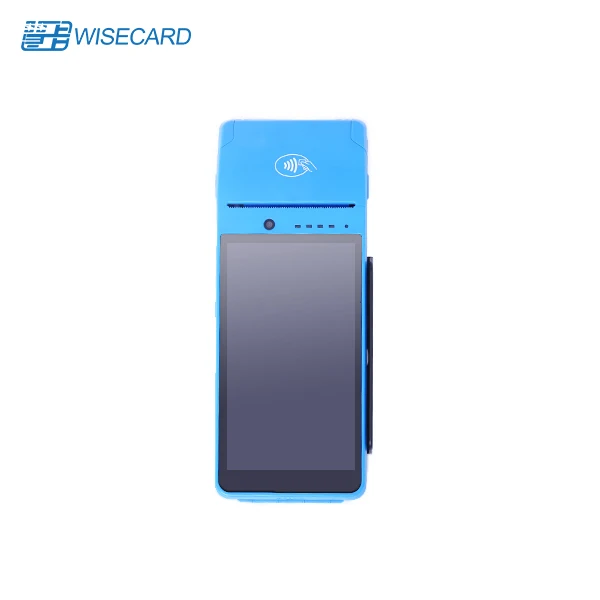 Wisecard T90 Handheld Rugged Android 12.0 POS machine with QR Code Scanner 4G android Smart POS Terminal System with printer