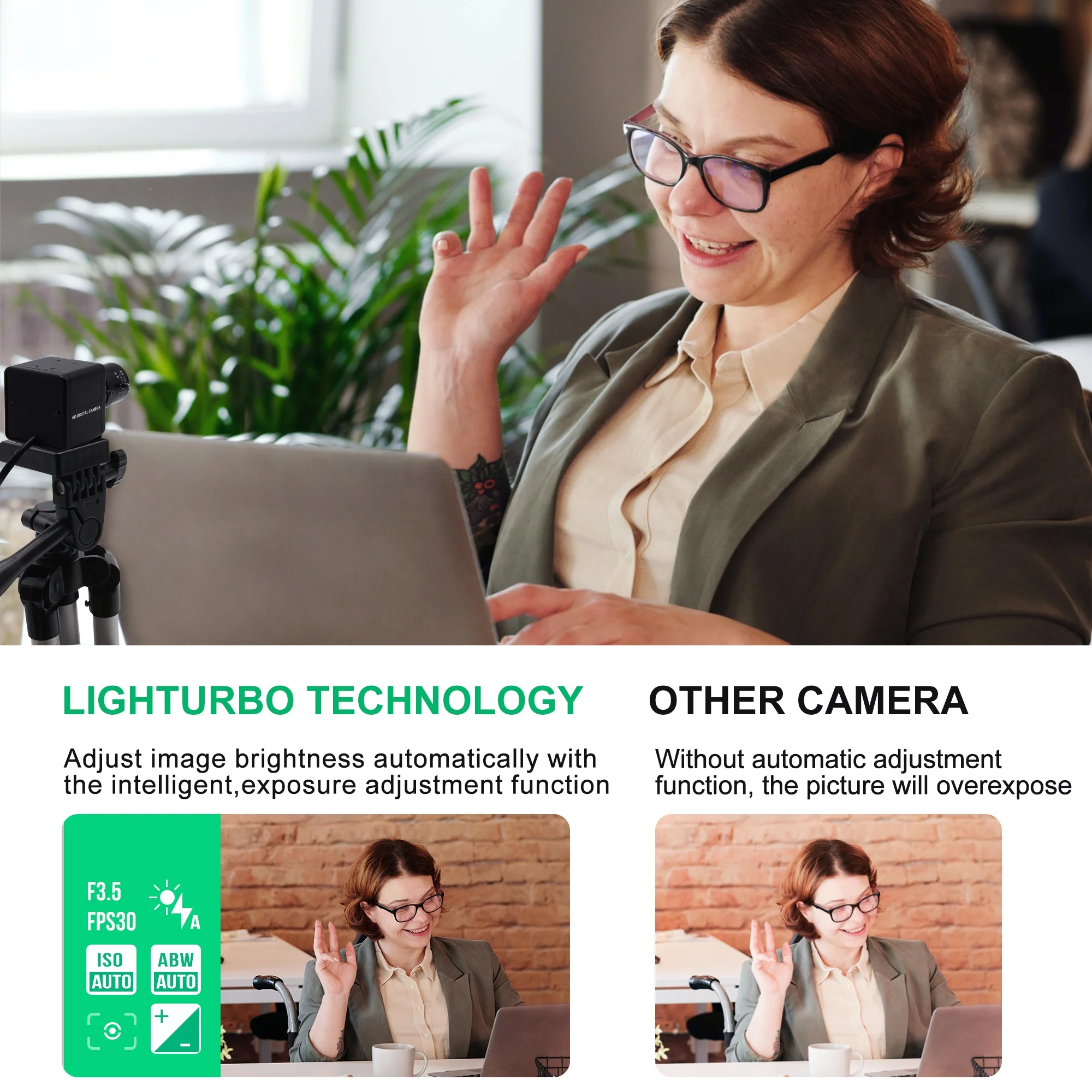  ELP 4K Camera 2.8-12mm Lens USB With 3840x2160 HD Webcam Sony Sensor For MAC/Windows/Linux/Raspberry Pi