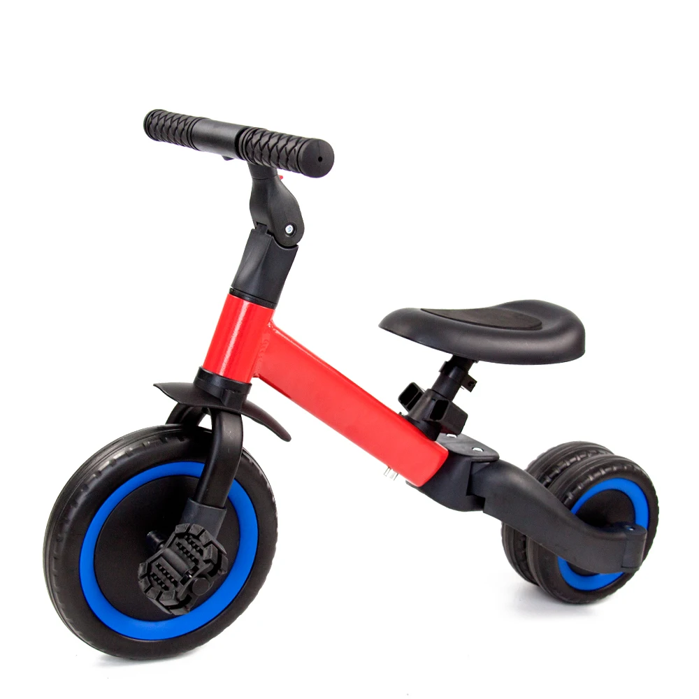 3 in 1 multifunctional 3 wheels Folding balance bike for baby