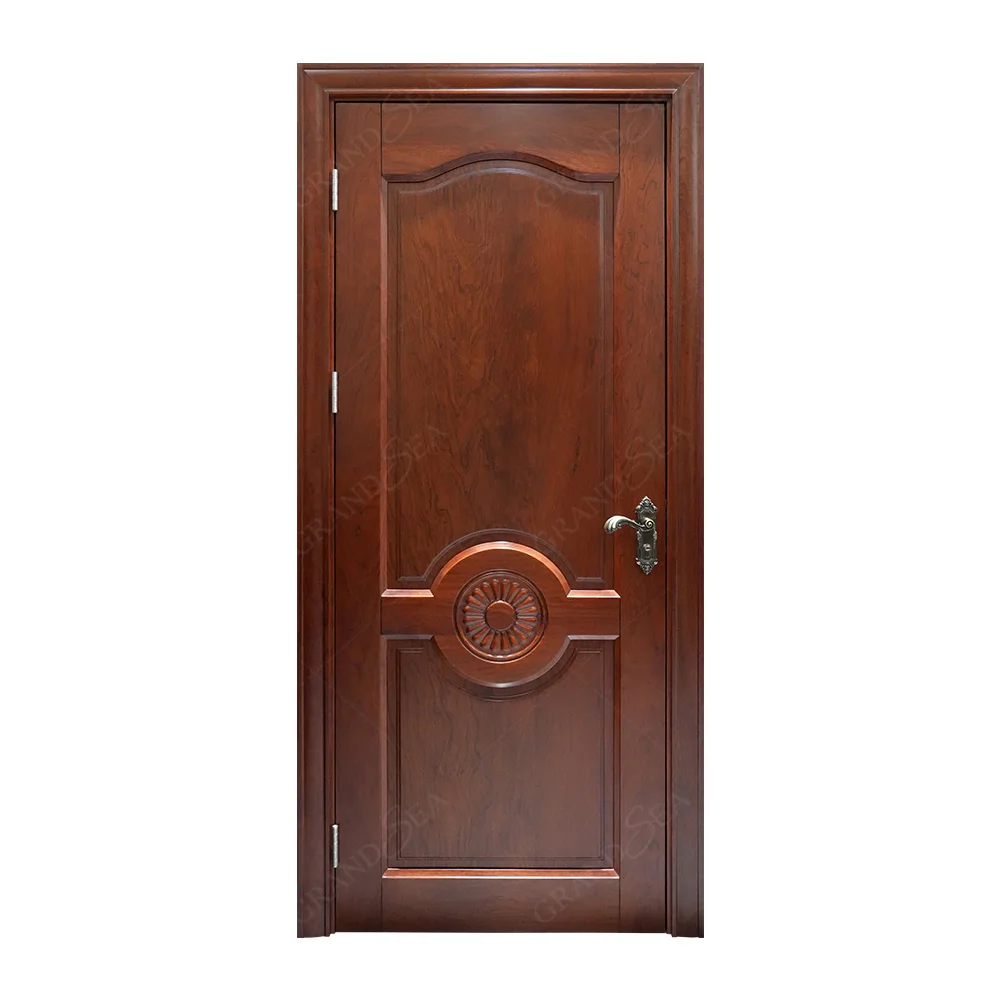 Inexpensive Customized American Bedroom Wooden Design Casement Door Interior Single Wooden Swing Doors For Houses