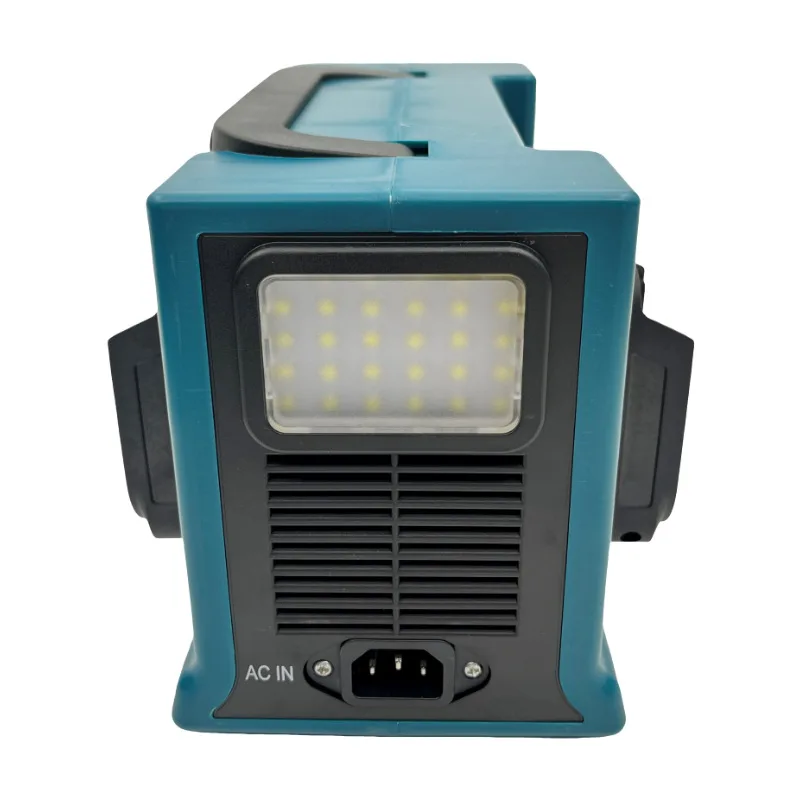 330W LED Outdoor Camping Mobile Portable Power Supply DC 21V to AC 220V Converter Lithium ion Battery Inverter USB DC5V/12V