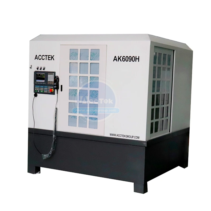 Full cover high precision CNC Milling Engraving machine for Aluminum Brass Pvc Pcb