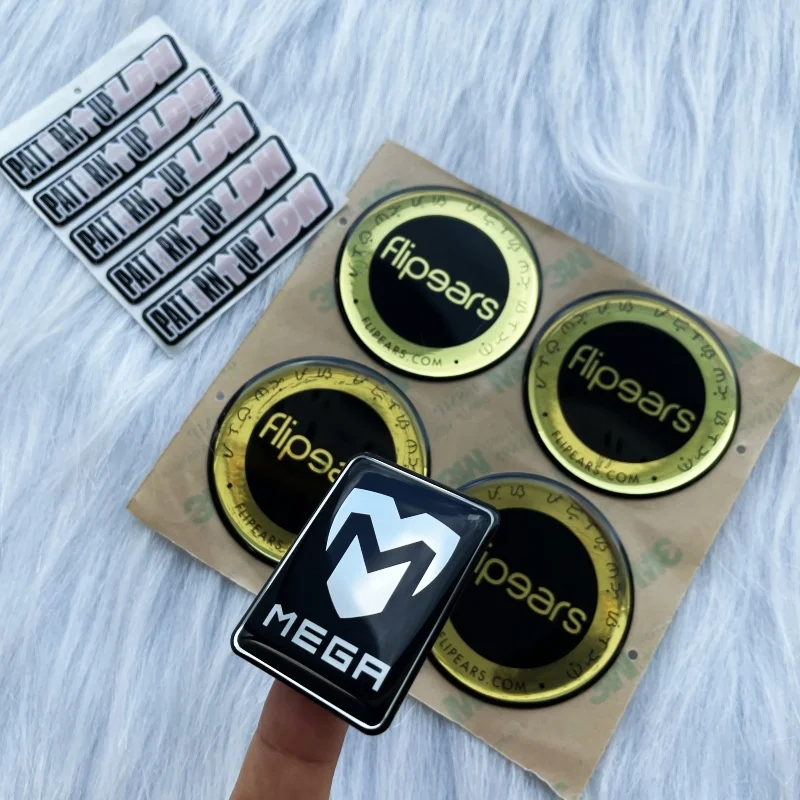 Drop glue custom Domed Resin Stickers Vinyl Print  Personalized Epoxy Die Cut packaging Waterproof plastic label logo