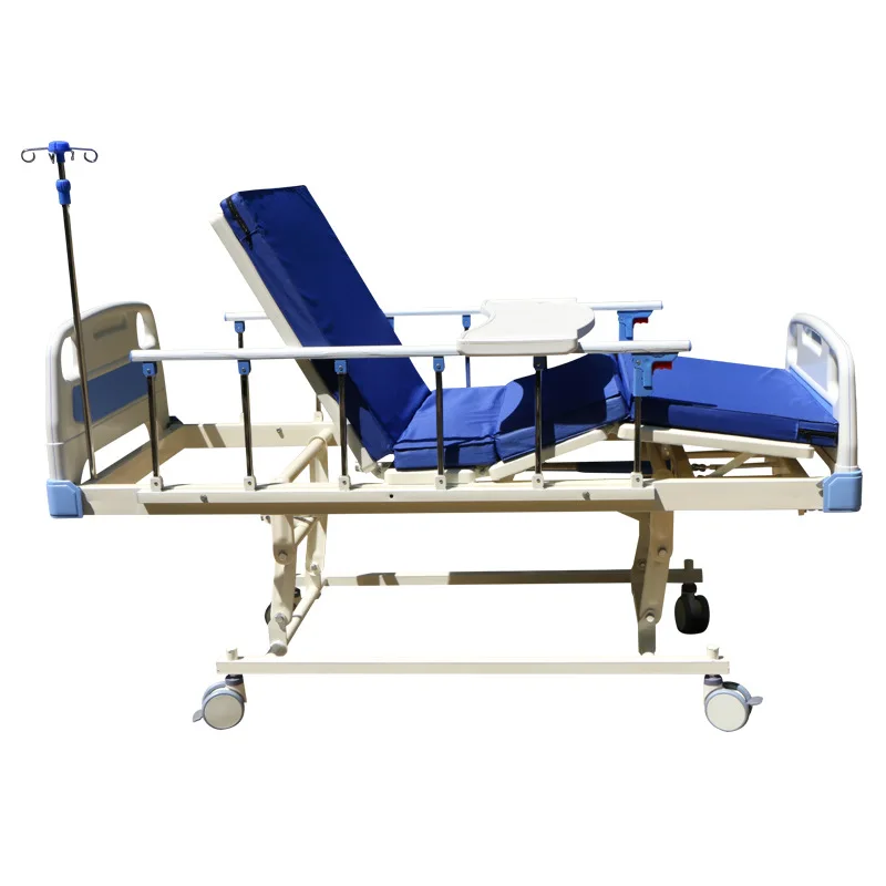 Easycare Good Price Hospital Equipment Three Functions Adjustable 3 Crank Manual Metal Homecare Hospital Nursing bed