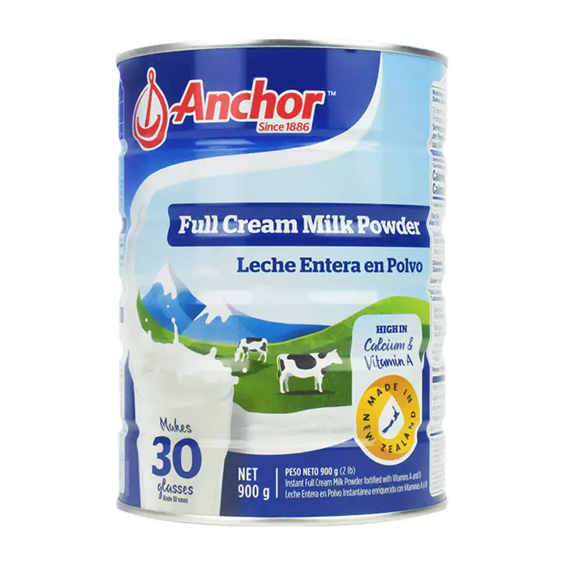 Anchor Full Cream Milk Powder 900g Can New Zealand Wholesale Instant Health Protein Vitamins Anchor Milk Powder Whole Milk