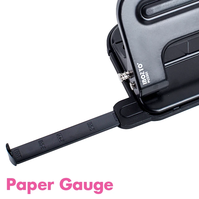 Office Supplies Porous hole punch Low Price Black Metal Hole Punch 2 Hole for Office Special Punch