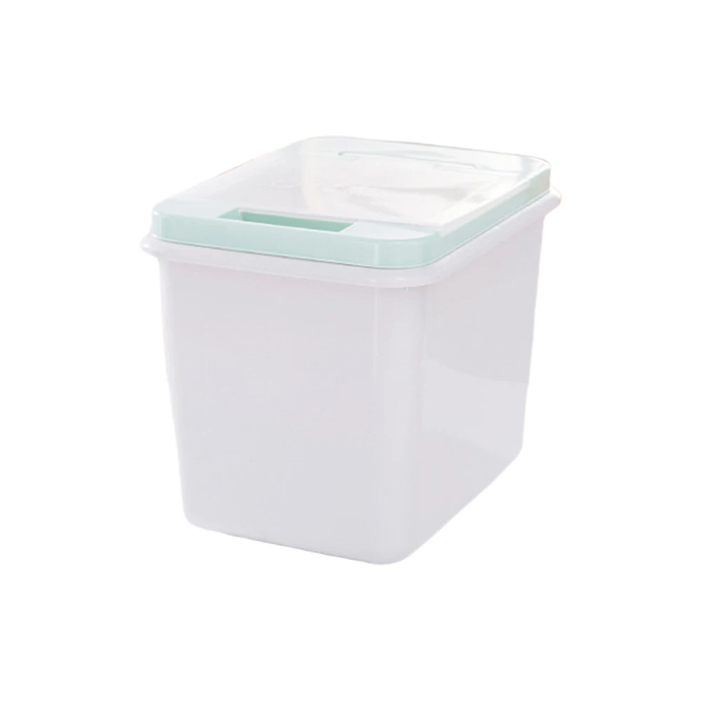Wholesale 15kg household rice bucket rice storage box plastic kitchen insect-proof moisture-proof sealed dog cat food bucket