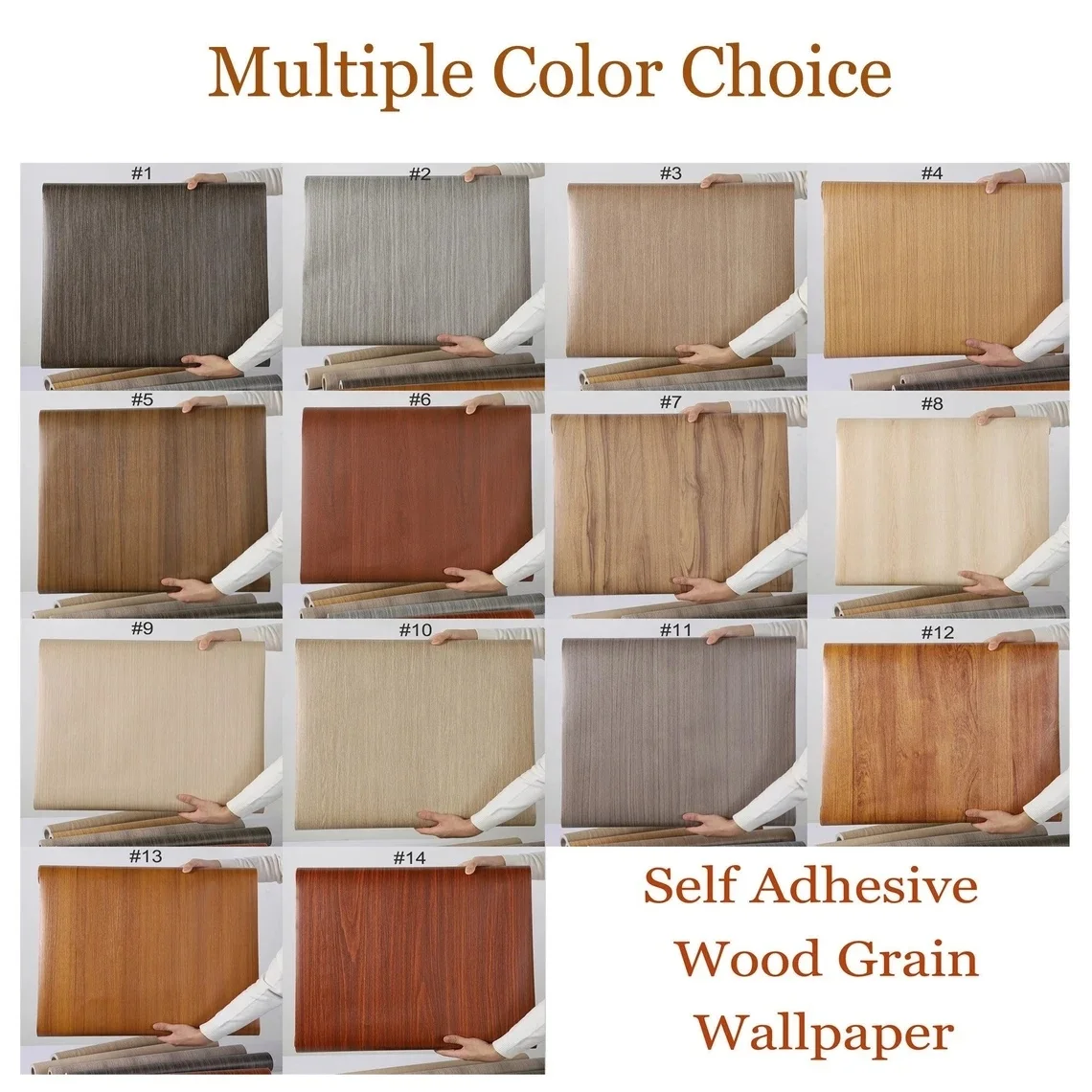 wood grain design kitchen cabinet pvc decorative film