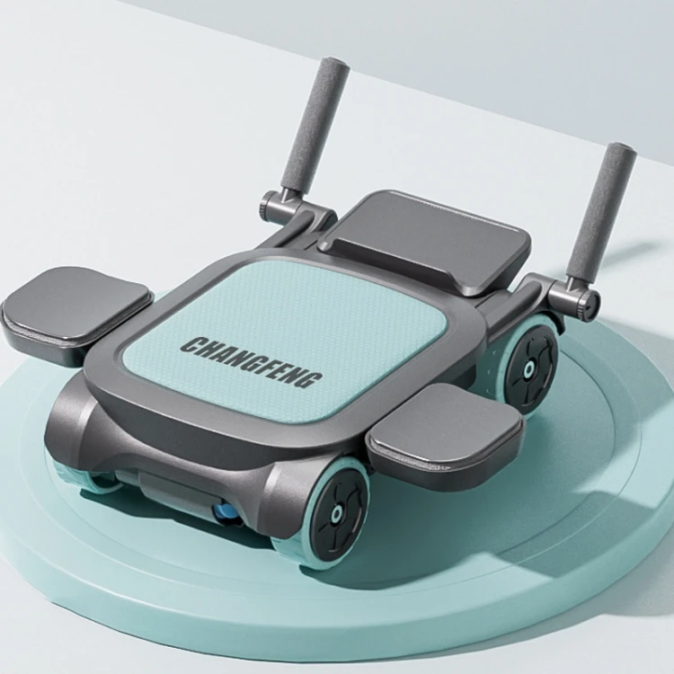 Drop Shipping CHANGFENG Four-wheel Abdominal Roller with elbow support Ab Wheel Roller