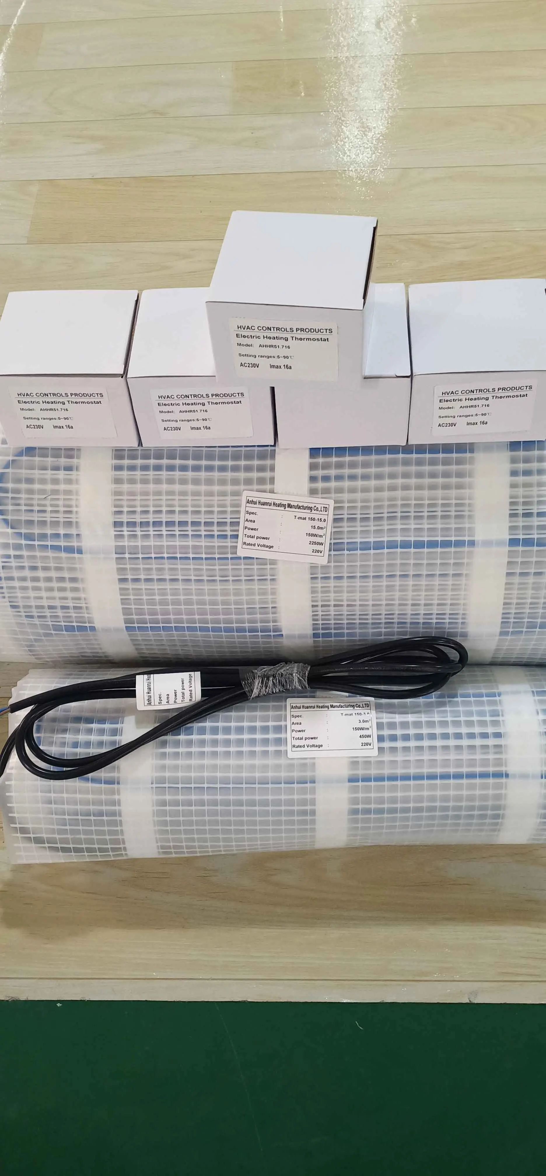  Under floor heating system digital wifi wired thermostat thermal controller termostat