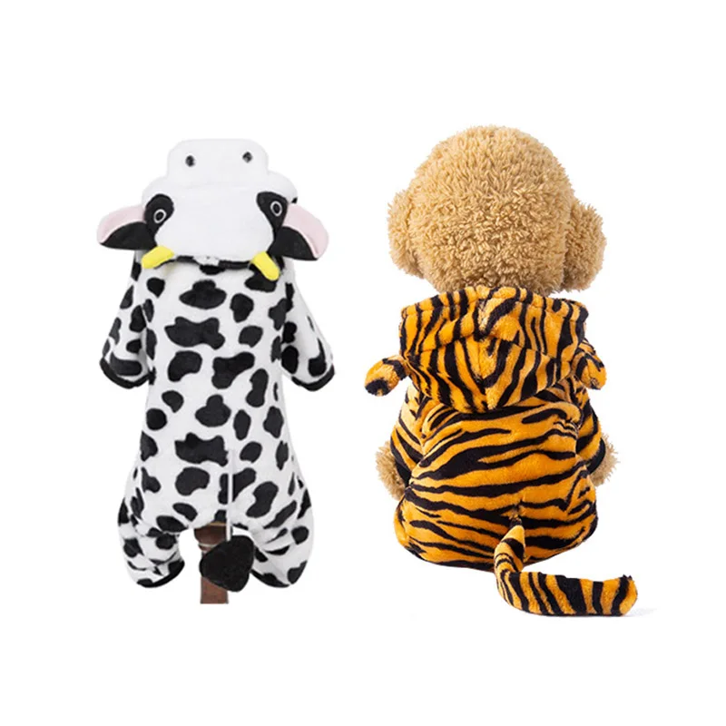 Pet Dog Clothes Winter Soft Fleece Dogs Hoodies Pet Clothes for Small Dogs Puppy Cats Chihuahua Pets Christmas Costume