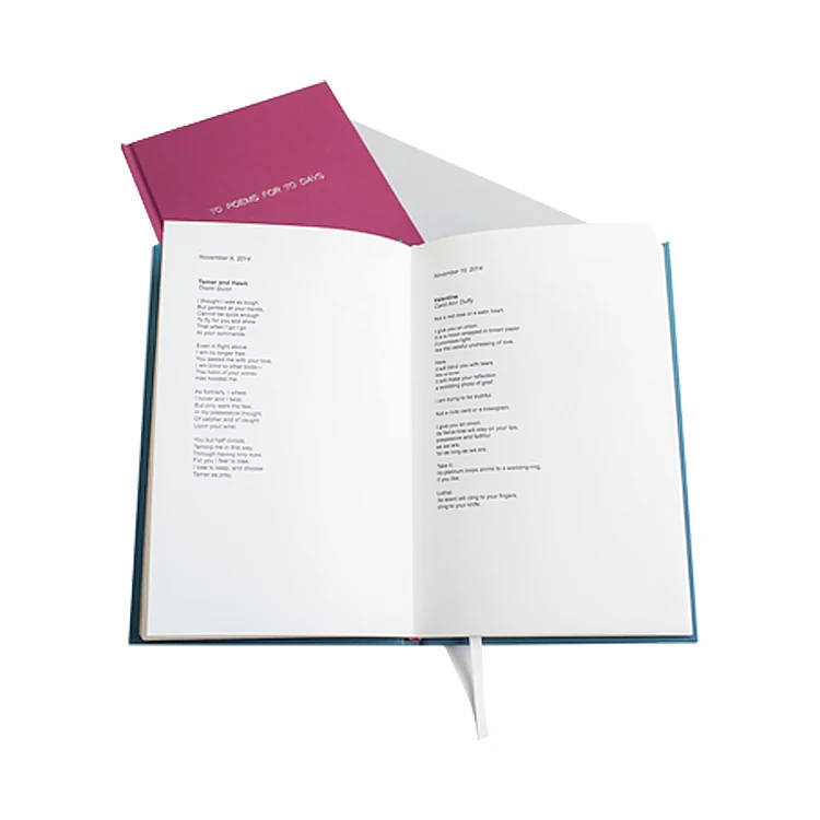 Hot custom publishing agenda planner printing hardcover cover book english exercise books