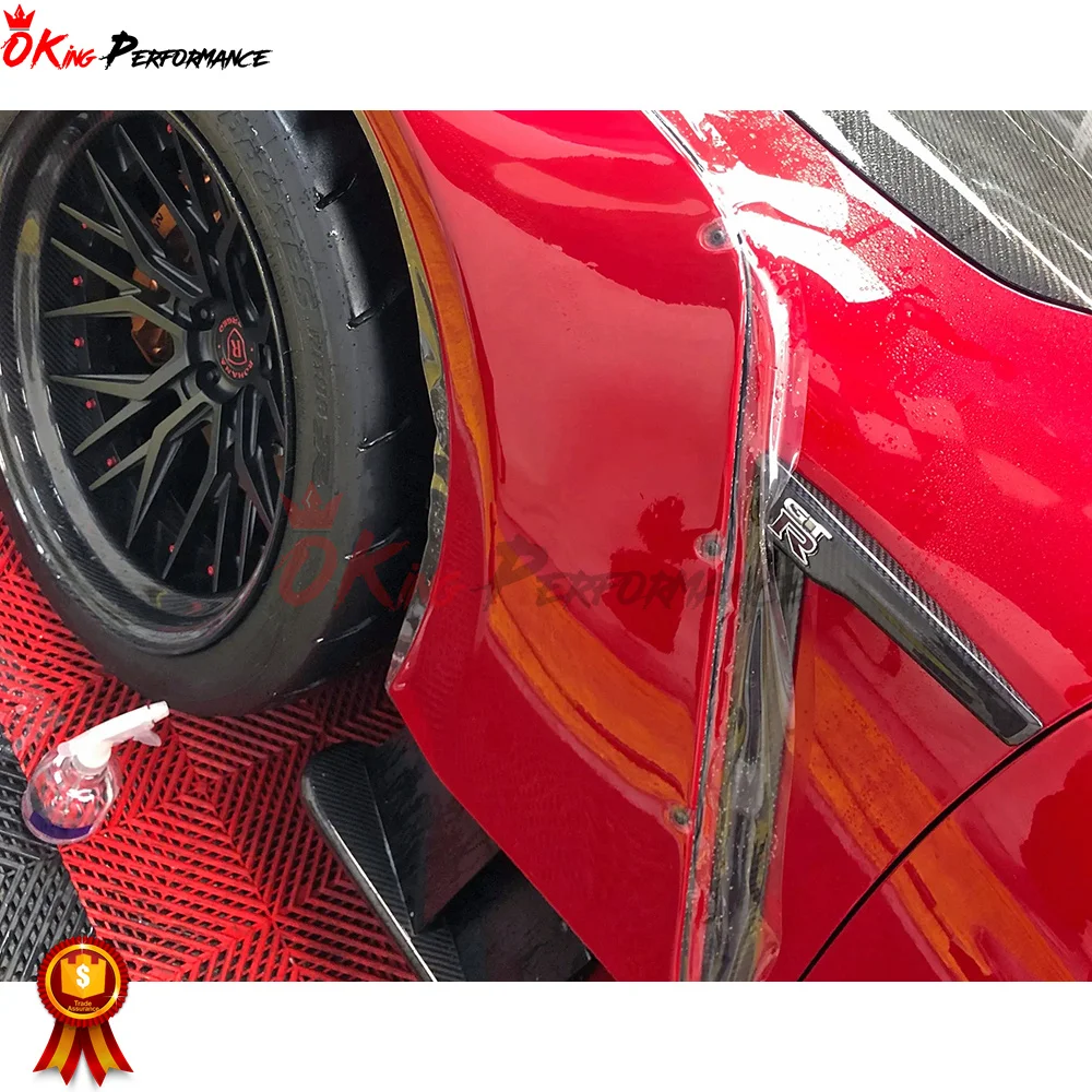 MY17 Style Dry Carbon Fiber Emblem Cover Set For Nissan R35 GTR 2008-2019