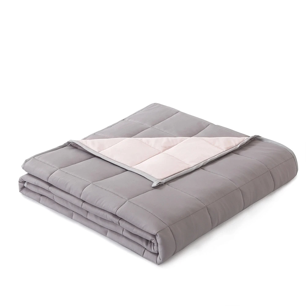 Home Woven Bamboo Swabs Cotton Aid Sleep Autism weighted blankets can be used year-round in portable packaging