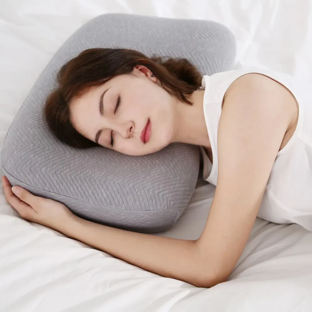 Custom High Quality Contour Ergonomic Orthopedic Cervical Neck Pain Relief Memory Foam Side Sleepers Sleeping Kissen Pillow