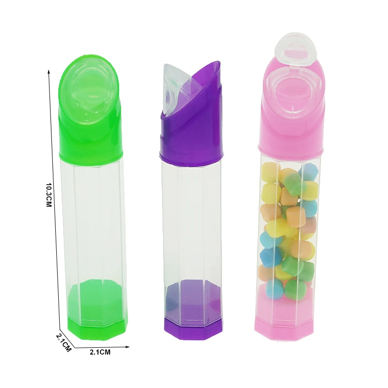 Lipstick Bottle Plastic Empty Candy Bottle Toys For Kids Candy Toys