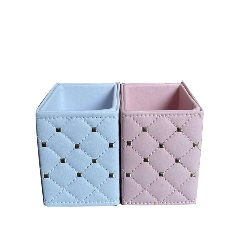 
Hot sale Top quality makeup brushes packing PU brush barrel 