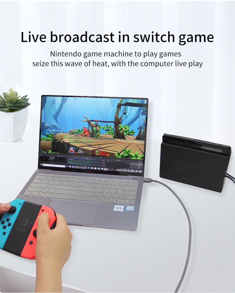  Hd-mi USB 3.0 Video Audio Capture Card Compatible With Windows Android IOS Linux for Live Streaming Broadcasting