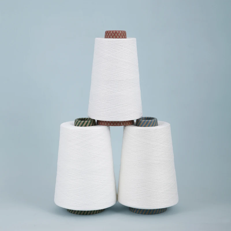 50S 100% Viscose Ring Spun Yarn Raw White Viscose Spun Yarn For Knitting