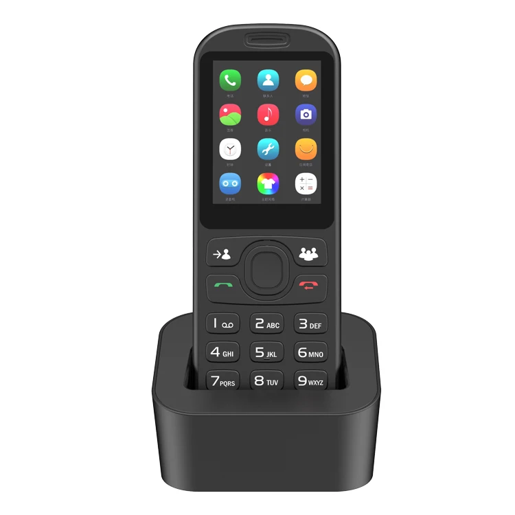 4g Fixed Wireless Telephone  Communication Black Gsm Cordless Phones For Home