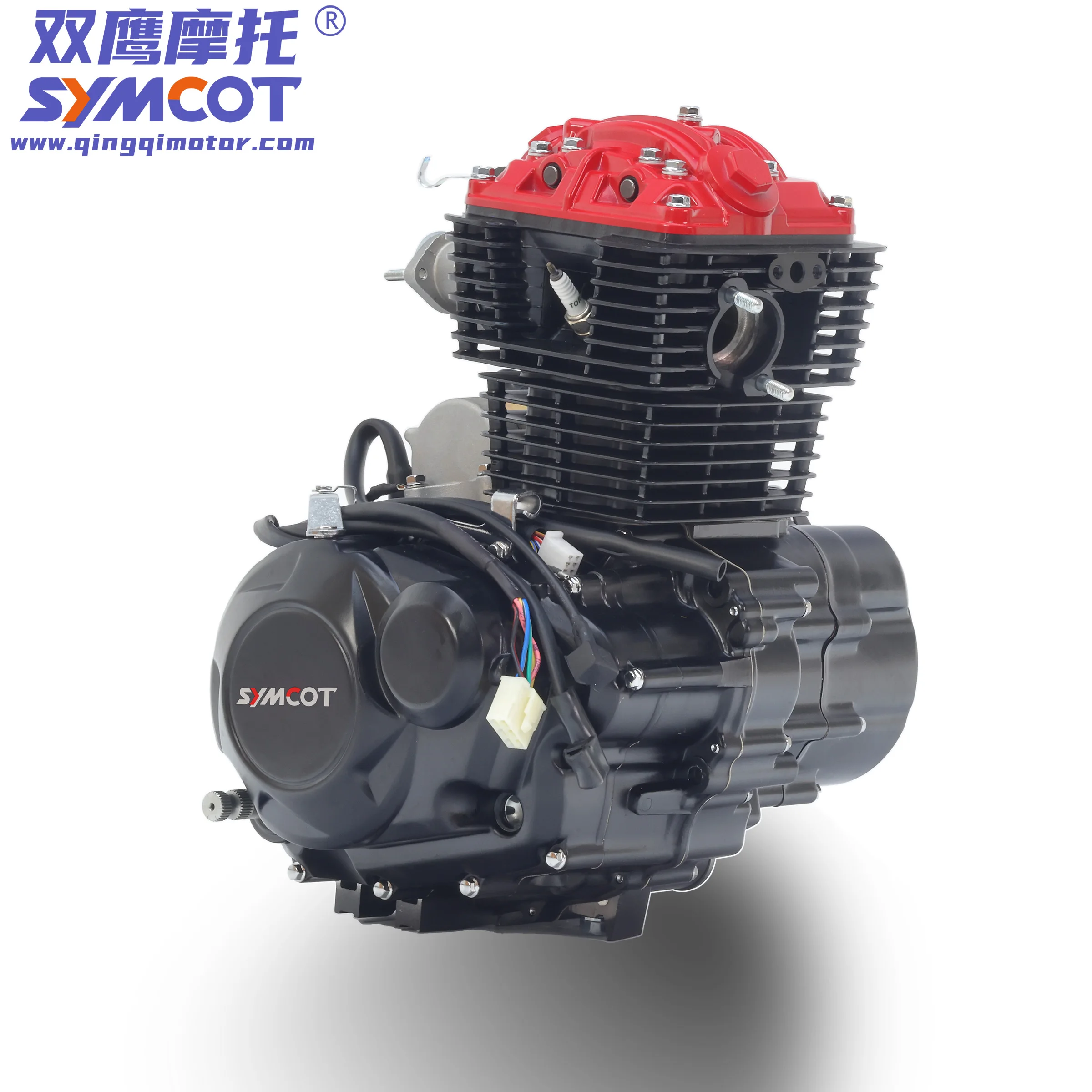 High power motorcycle engine 125cc 150cc 175cc 185cc 200cc 250cc electric start motor DOHC 181.2cc 6-speed with balancer