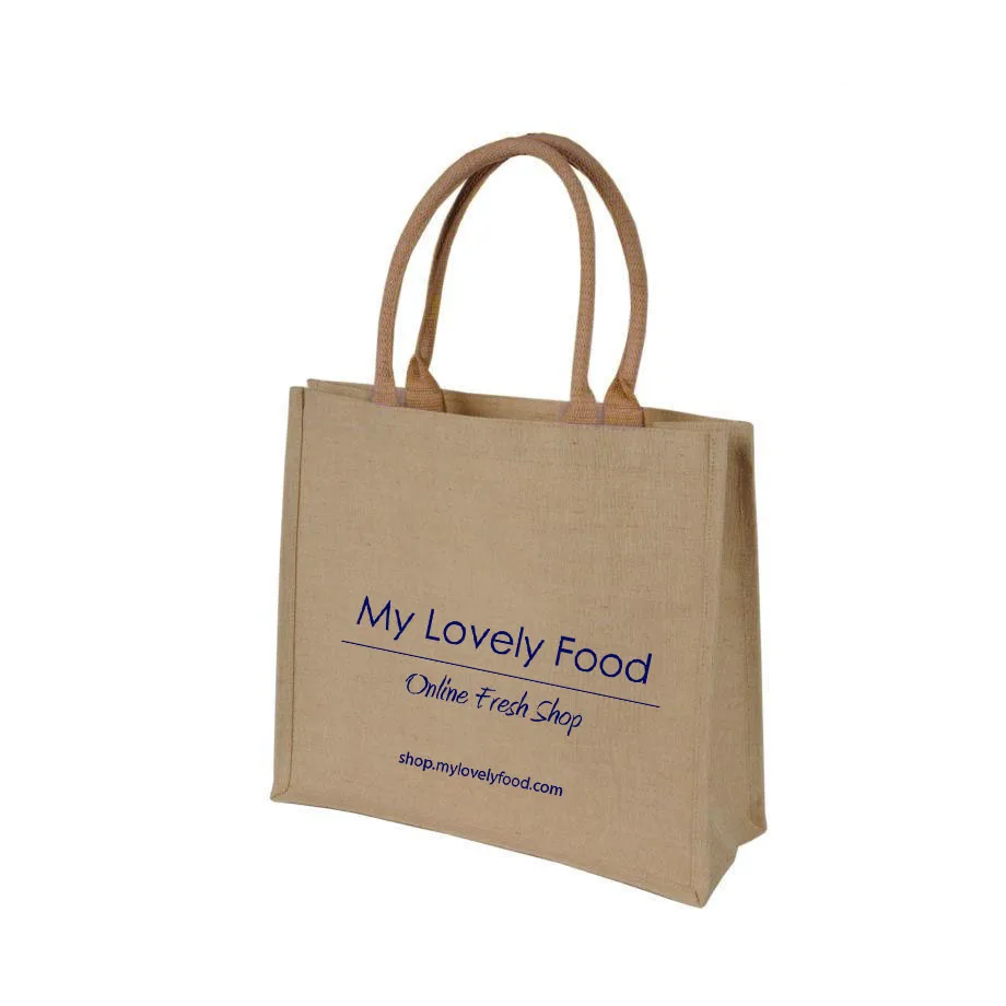 
jute + cotton bag made from indian factory 